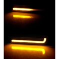 thumbnail image 4 of Black-Out Interior Clear Lens White LED Driving Light/Amber Sequential Blink LED Front Turn Signal Light Assembly, For Jeep 1997-2001 Cherokee XJ, 4 of 9