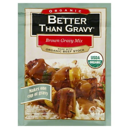 Better Than Gravy Organic Brown Gravy Mix, 1.0 oz - Walmart.com