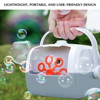 CYBIBO Bubble Machine,Fully Automatic Bubble Machine. 2023 New Bubble Guns.4.88*8.11*5.91in.Four No. 5 Batteries Are Required (without Batteries).