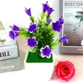 thumbnail image 3 of Gwong Decoración hogareña Flor artificial Lilium Casa Blanca Planta de boda Home Floral Potted Bonsai Decor Gwong 21028628, 3 of 6