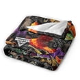 thumbnail image 3 of Soft Flannel Fleece Blanket Monster Truck Jam Comfort Plush Throw Home Decor for Bed Sofa 50"x40", 3 of 8