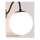 thumbnail image 5 of Modern Bedroom Wall Sconce Fixture Milk White Globe Glass Wall Lamp, 5 of 5