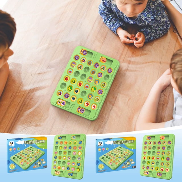 Memory Matching Game under $5! CQCYD Memory Flip Game, Kids Matching Game, Educational Flip Board, Concentration Game, Family Party Board Game for Children Adults Classroom