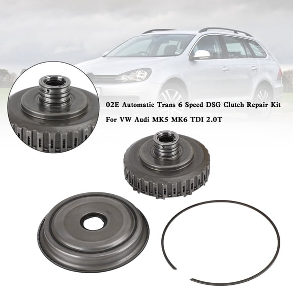 Restored 02E Automatic Trans 6 Speed DSG Clutch Repair Kit For VW Audi MK5 MK6 TDI 2.0T (Refurbished)