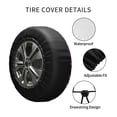 thumbnail image 6 of Kll Retro 80s Style Tire Cover,Universal Wheel Tire Cover For Trailer, Rv, Suv, Truck,Camper And Many Vehicle,(17 Inch), 6 of 8