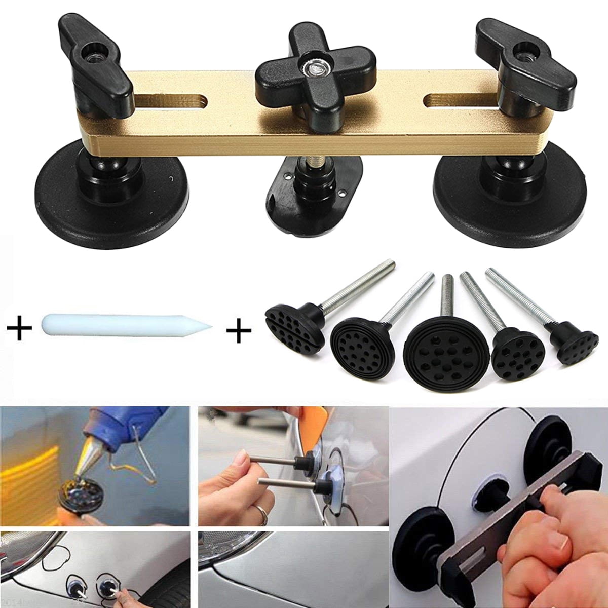 Paintless Dent Repair Tools Dent Puller Pops a Car Dent Removal Kits