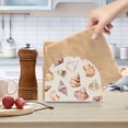 thumbnail image 2 of Yayeee Napkin Holder for Table Kitchen Paper Tissue Organization, Red Watercolor Seashells, 2 of 8