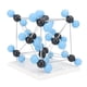 thumbnail image 2 of Kit De Modelo Molecular De Química, Kit De Modelo De Estructura Cristalina Multifuncional De Fácil Instalación Especificaciones Estándar Para Enseñanza Y Experimentos, 2 of 7