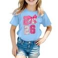 thumbnail image 4 of XUELUO Big Girls T-Shirts Sequin Number 2026 Crew Neck Short Sleeve Tshirts Glittery Disco Playful Party Summer Kid Cute Tops, 4 of 4