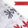 thumbnail image 4 of Snowflake Shower Curtain for Bathroom Christmas Shower Curtains Winter Shower Curtain Holiday Shower Curtain Set with 12 Hooks Xmas Red and Grey Christmas Bathroom Decor, 72" W X 72" H, 4 of 6