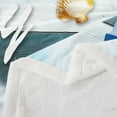 thumbnail image 3 of Erosebridal Hawaii Beach Theme Fleece Blanket 40x50, Coastal Lighthouse Ocean Wave Sherpa Throw, 3 of 7