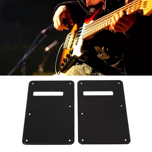 Eléctrica 2 Uds Guitarra Eléctrica Placa Trasera Golpeador Cubierta Instrumentos Musicales Accesorios De Piezas