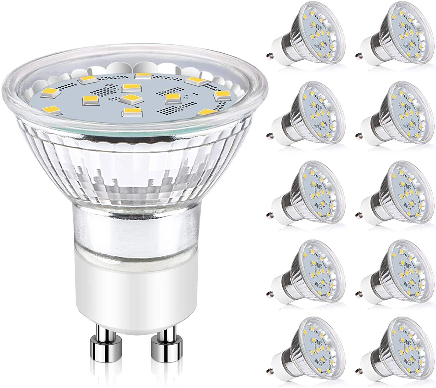 SuperLED Lighting GU10 LED 4W 120V Equivalent to 65W Halogen Dimmable L.E.D 