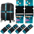 thumbnail image 1 of Correa Ajustable Para Equipaje De Viaje, Cinturón Para Maleta, Accesorios Para Bolsa De Viaje, 1,96 Pulgadas De Ancho X 6,4 Pies De Largo, Paquete De 4, 1 of 5