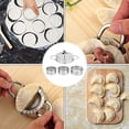 thumbnail image 3 of 304 Stainless Steel Dumpling Maker Molds Kit Dumpling Maker, Dumpling Dough Presser, Dumpling Dough Presser for Kitchen Home Use, 3 of 8