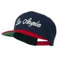 thumbnail image 2 of Los Angeles Embroidered Snapback Cap - Navy Red OSFM, 2 of 5