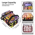 thumbnail image 3 of Thanksgiving Double Layer Insulated Lunch Bag with Two Compartments, Large Capacity, Hand Carry, 7.1x11.4x16.1 Inches, 3 of 6