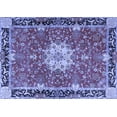 thumbnail image 1 of Ahgly Company Machine Washable Indoor Rectangle Persian Blue Traditional Area Rugs, 2' x 3', 1 of 4