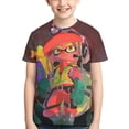 thumbnail image 1 of Splatoon Garçons Filles T-Shirt à Imprimé Graphique 3d Col Rond Manches Courtes, 1 of 7