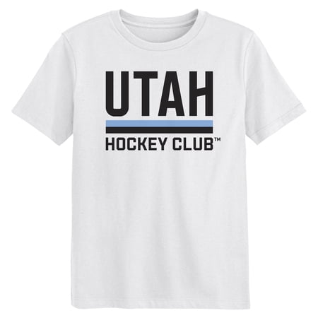 Preschool White Utah Hockey Club Secondary Logo T-Shirt Preschool White Utah Hockey Club Secondary Logo T-Shirt