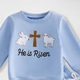 thumbnail image 6 of Sgkm Baby Outfits Girl 2t Girl Clothes Easter Toddler Long Sleeve Spring Summer Clothes Sweatshirts Pants Cute Vocation Clothes Set, 6 of 7