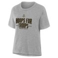 thumbnail image 2 of Women's Gray Houston Rockets Hoops For Troops T-Shirt, 2 of 3