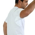 thumbnail image 2 of 100% Cotton Undershirt Regular Fit 3" Deep V-Neck with Sweat-Proof, Absorbent, Integrated Underarm Shields, 2 of 3