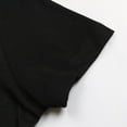 thumbnail image 7 of Black Dresses for Women Short Sleeve Button V Neck Midi Tshirts Dresses Loose Fit Side Slit Summer Dress for Casual Work, 7 of 7