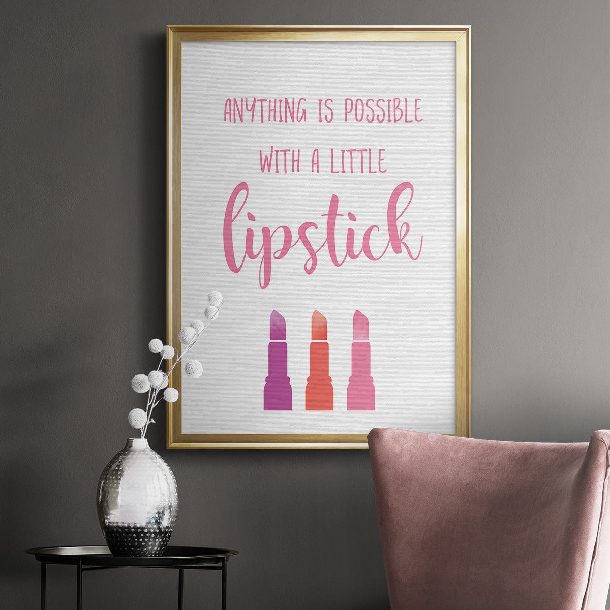 Little Lipstick Premium Classic Framed Print - Ready to Hang