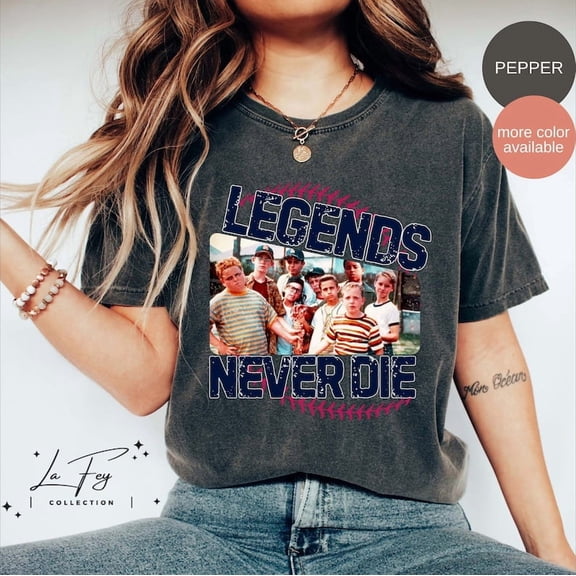 Simple Fit 1990S Sandlot Legends Never Die Shirt, Retro Baseball Shirt, All Size S-5XL