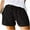 Black, variant on lmcalzta Plus Size Casual Shorts for Women Comfy Drawstring Elastic Waist Shorts with Pockets Summer Loose Shorts