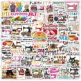 thumbnail image 1 of SHILIU-Sewing Machine Stickers 50Pcs Vinyl Waterproof Stickers for Laptop Skateboard Water Bottle Phone Guitar Bike Notebook Car Computer,Funny Aesthetic Sticker for Teens Adults Kids Girls, 1 of 4