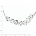 thumbnail image 2 of Sterling Silver Rhodium Plated Fancy w/ 2in ext. Necklace (Weight: 6.47 Grams, Length: 16 Inches), 2 of 2
