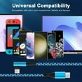 thumbnail image 7 of USB C Cable,USB C to USB C Cable 6ft Right Angle 90 Degree FiveBox Nylon 100W PD Type C Fast Charging Cord USB C to Type C Charger Cables for Samsung,Blue, 7 of 7