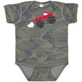 thumbnail image 3 of Inktastic Red Monster Truck Action Boys or Girls Baby Bodysuit, 3 of 5