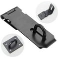 4-inch door latch lock stainless steel padlock latch black padlock door ...