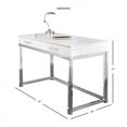 thumbnail image 5 of Steve Silver Everett White Painted Wood Desk, 5 of 5