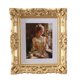 thumbnail image 2 of Marco de fotos de diseño retro, soporte para fotos, adorno artesanal único, exhibición para montar en la pared Oro, 2 of 9