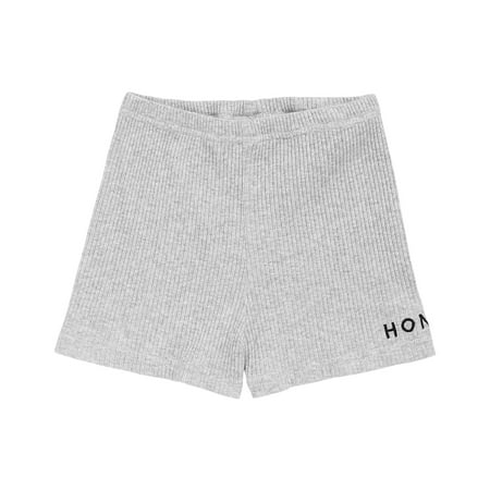 

KIMI BEAR Toddler Girls Shorts 3T Toddler Girls Summer Shorts 4T Toddler Girls Casual Solid Color Shorts Gray