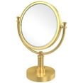 thumbnail image 2 of 8 Inch Vanity Top Make-Up Mirror with Smooth Accents - Antique Pewter / 2X, 2 of 5