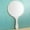 White, variant on Handheld Hand Mirror Travel Makeup Mirror Handheld Cosmetic Mirror with Handle, Portable Vanity Mirror for Travel, Camping, Home