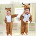 thumbnail image 3 of Disfraz de ganado para niños Disfraces de animales para niños para actuación de cosplay de Halloween - Talla S para altura 90-105 cm, 3 of 5