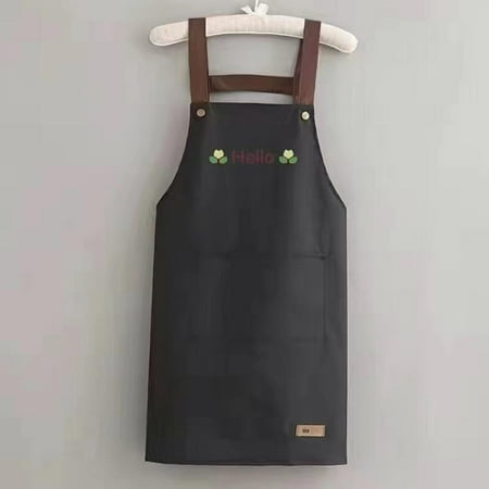 

Kitchen home cooking apron Men and women oil and water proof adult waist fashion coffee work clothes hand wiping apron