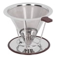 thumbnail image 2 of Filtro de Café de Acero Verter inoxidable Sobre Driptiva Reusable Con Pantener 1-4 Tace, 2 of 7
