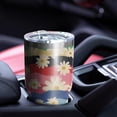 thumbnail image 4 of 30oz Pioneer Flower Tumblers Stainless Steel Tumbler with Lid and Straw,Vacuum Insulated Double Wall Travel Tumbler Cups Mug with Cleaning Brush for Coffee,Tea, 4 of 7