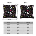 thumbnail image 3 of Rateoe Colorful Geometry Pattern Throw Pillow Cover Premium Pillow Stuffer Sham Square for Decorative Cushion Bed Couch Sofa(Pillow insert not included), 3 of 8