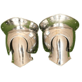 thumbnail image 4 of HANDMADE Medieval Gothic Pauldrons SCA Spaulders, 4 of 4