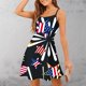 thumbnail image 1 of WILLBEST Vestido Casual Para Mujer, Vestidos Casuales De Verano, Estilo Independiente, Faldas De Playa, Vestidos Holgados Con Cuello En V, Sin Mangas, Trajes De Baño Con Bolsillos, 1 of 3