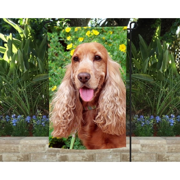 Cocker Spaniel Garden Flag