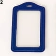 thumbnail image 4 of Funie Fashionable ID Badge Card Holder Faux Leather Frame Clear Case Cover Lanyard, 4 of 8